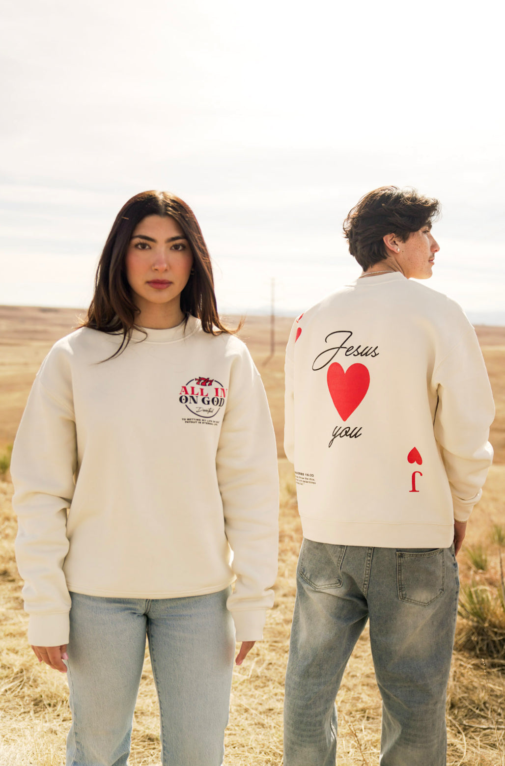 All In On GOD Unisex Crewneck