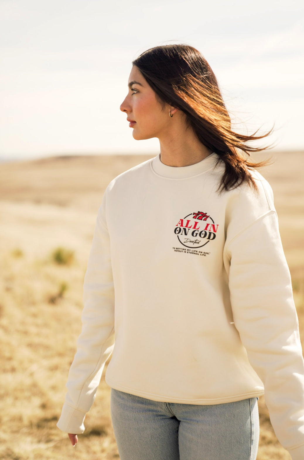 All In On GOD Unisex Crewneck